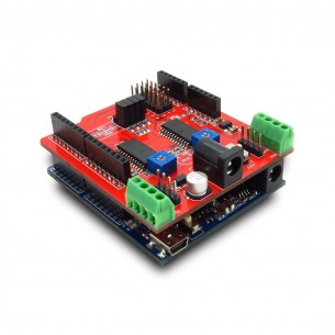 Shield Pilotage Double Moteur  (Arduino Compatible) 