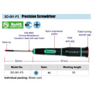 Tournevis de precision //SD-081-P3