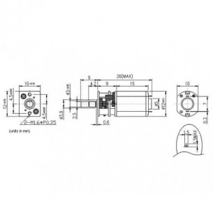 Micro Metal Gearmotor 50:1