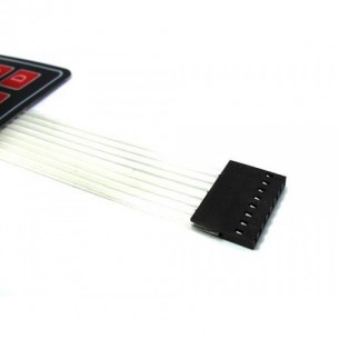 Sealed Membrane 4*4 button pad with sticker