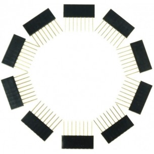 10 Stackable Header - 6/8 Pin