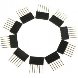 10 Stackable Header - 6/8 Pin