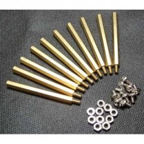 10 sets M3 * 50 hexagonal standoffs mounting kit 