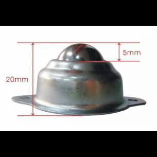 Metal ball casters