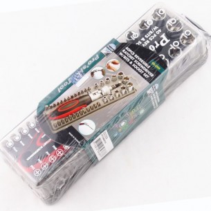 ProsKit SD-2309 40 Pcs cliquet rÃ©versible tournevis W / Bits & Sockets Set outils Ã  main jeu de tournevis Torx Hex