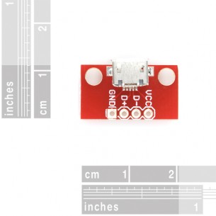 USB microB Breakout Board 