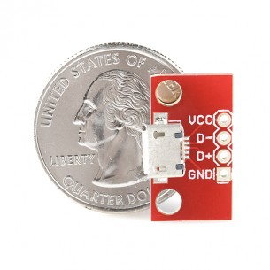 USB microB Breakout Board 