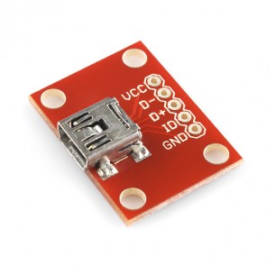 USB Mini-B Breakout Board