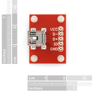 USB Mini-B Breakout Board