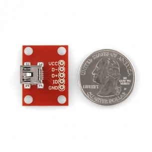USB Mini-B Breakout Board