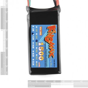 Polymer Lithium Ion Battery - 1500mAh 11.1v