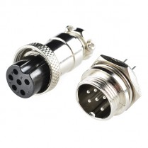 6-Pin Chassis Connector - Panel Mount (male & female)