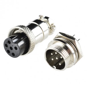 6-Pin Chassis Connector - Panel Mount (male & female)