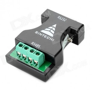 Adaptateur, Convertisseur d'interface RS232 to RS485 - Black