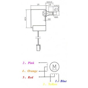Moteur pas Ã  pas 5V + Carte de Commande ULN2003