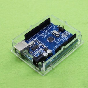 Acrylique Box Case boÃ®tier pour Arduino Uno R3 - Transparent