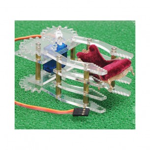 Robot Arm Clamp / Gripper, en plastique transparent