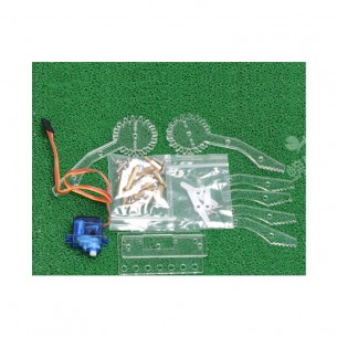 Robot Arm Clamp / Gripper, en plastique transparent