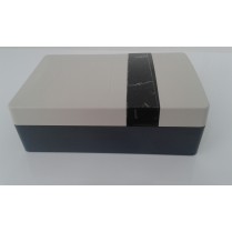 BOITIER PLASTIQUE  GRIS/BLANC DIM 157x107x50 mm