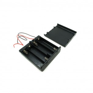 Battery Holder with Switch - 4 x AA 