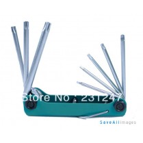 8PK - 021L 8pcs pliant Ã©toile Jeu de clÃ©s ( T9H , T10H , T15H , T20H , T25H , T27H , T30H , T40H )