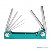 Pro'skit 8pk - 021n 7 Pcs pliant clÃ©s hexagonales (1.2,2 2.5, 3,4, 5,6 mm)