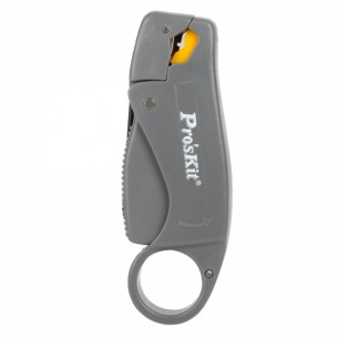 Proâ€™skit 6PK-322 Rotary Coaxial Stripper RG58/59/6 Gray