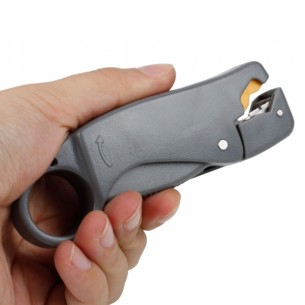 Proâ€™skit 6PK-322 Rotary Coaxial Stripper RG58/59/6 Gray