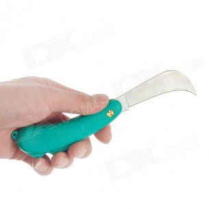 Pro'sKit PD-998 Couteau en acier inoxydable pliante Ã©lectricien - Vert