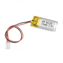 Polymer Lithium Ion Battery - 110mAh