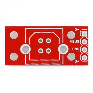 USB Female Type B Vertical Breakout Board