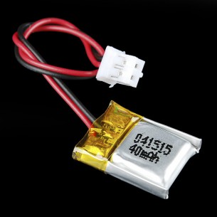 Polymer Lithium Ion Battery - 40mAh