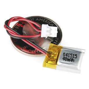 Polymer Lithium Ion Battery - 40mAh
